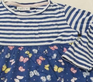 Langarmkleid Gr. 92 von Alive (624)